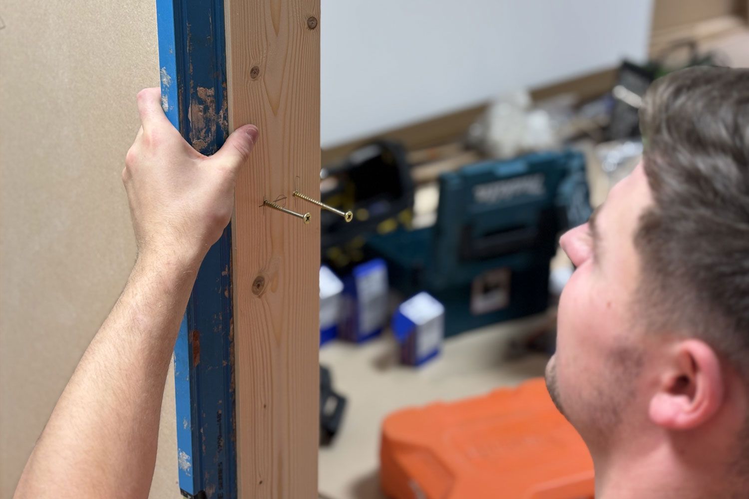 ark carpentry contractors redditch team member at work