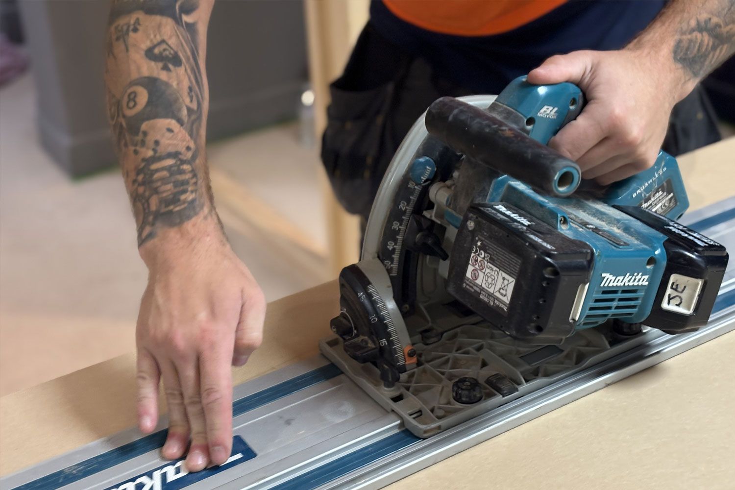 ark carpentry contractors using a jigsaw in Redditch